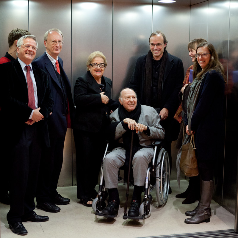 Eröfnnung Imre Kertész Archiv, Berlin, Akademie der Künste, 15.11.2012, Magda und Imre Kertész